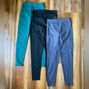 Set of Three Bundle Musera Sport Workout Gym Leggings